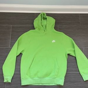 Neon Green, Nike Sweatshirt, Size Medium. New condition, great to styling